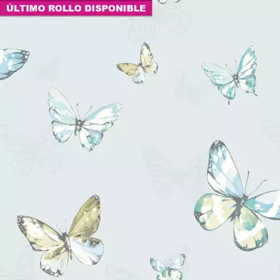 Papel pintado Mariposas Botanical Design 1398871