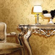 Papel pintado floral 1504 de la colección Oro y Argento novedad de papel pintado de iberostil.