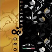 Papel pintado floral 1597 colección Oro y Argento