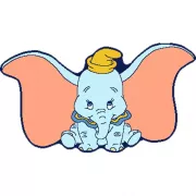 Alf Dumbo Troquelada | Alfombra infantil