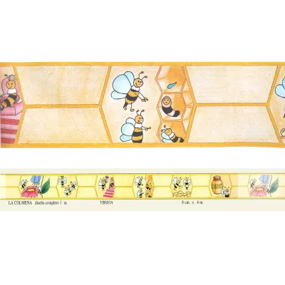 Cenefa adhesiva Cenefas Infantil La Colmena | Cenefas Iberostil