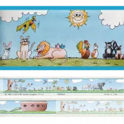 Cenefa adhesiva Cenefas Infantil El Arca de Noe | Cenefas Iberostil