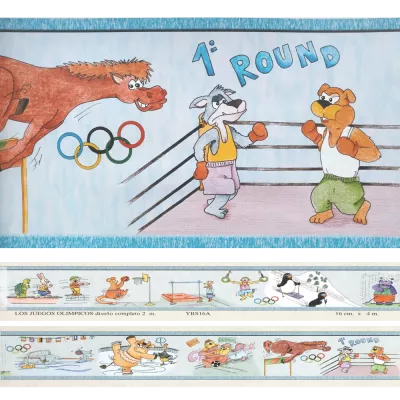 Cenefa adhesiva Cenefas Infantil Los Juegos Olimpicos | Cenefas Iberostil