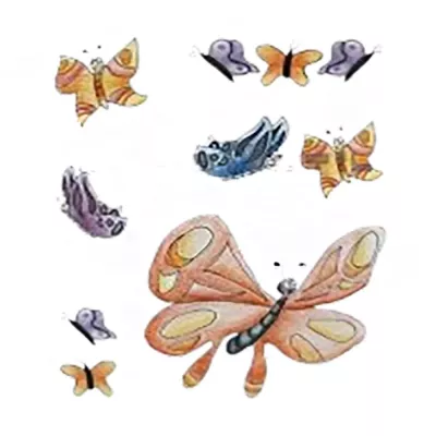 Sticker Infantil Mariposa | Cenefas Iberostil