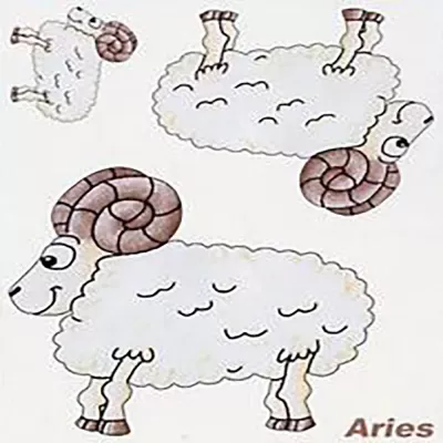 Sticker Infantil Aries | Cenefas Iberostil