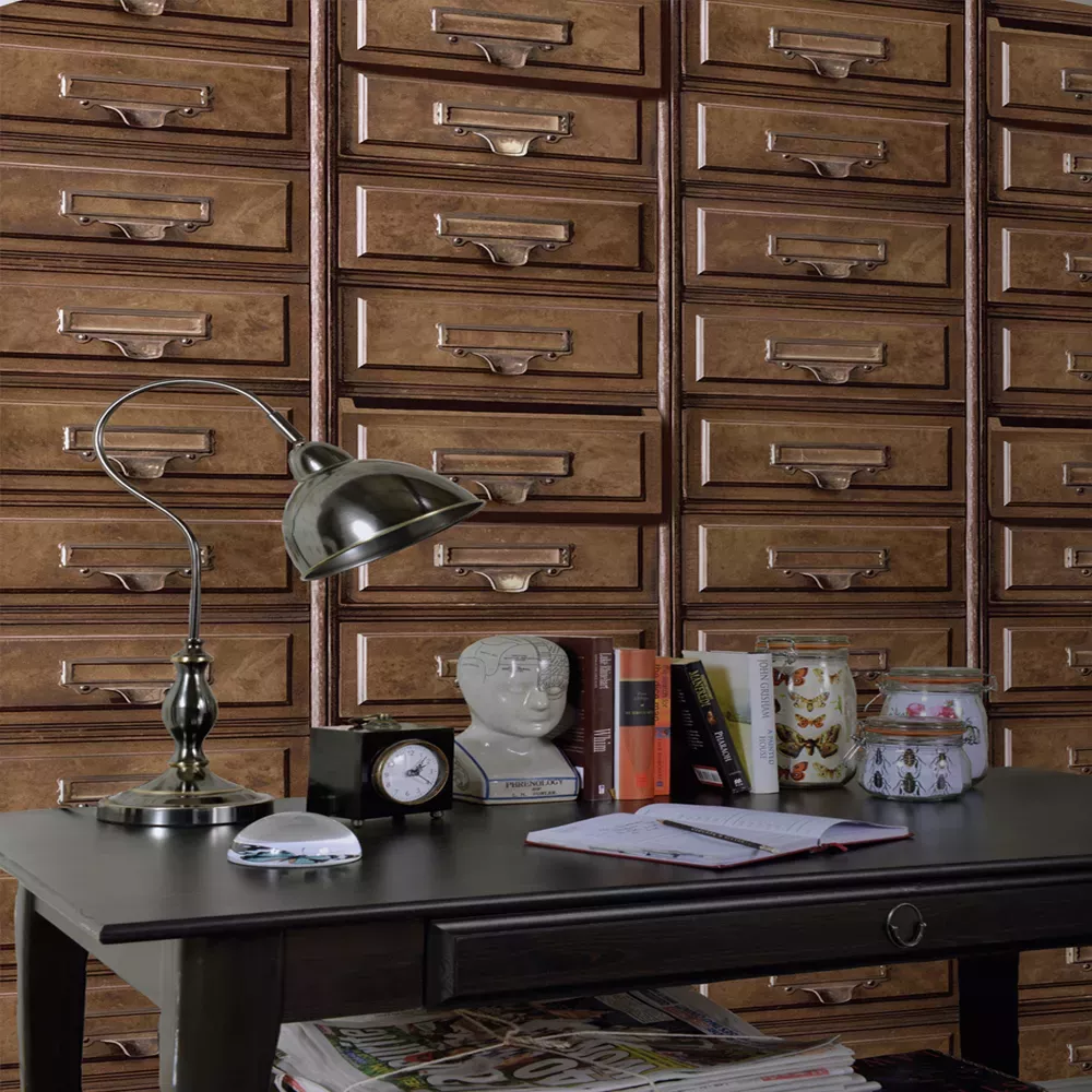 Papel pintado Cajones Curiosities 1311970