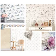 Papel pintado Corazones Fiori Country 7 165754
