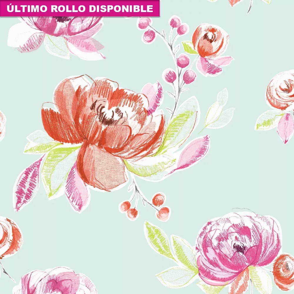 Papel pintado Flores Playtime 1311071