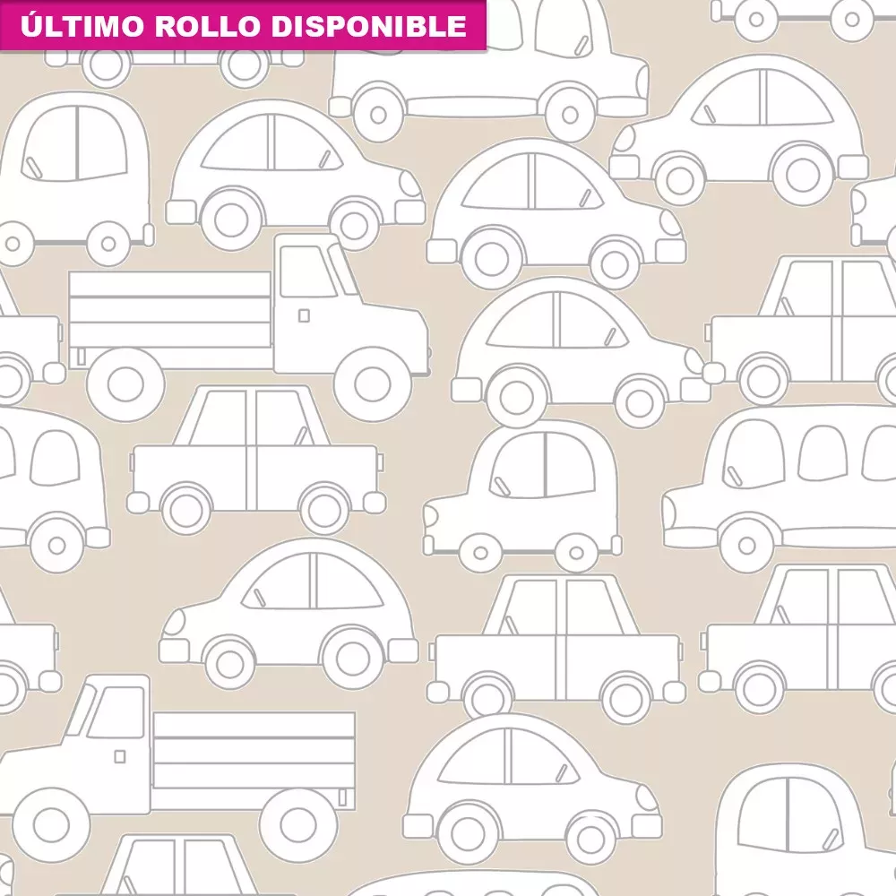 Papel pintado Coches Bim Bum Bam 162235 | Iberostil