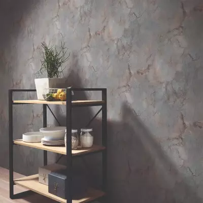 Papel pintado Efecto piedra Serena 44670