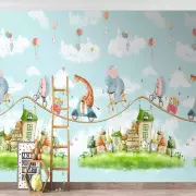 Mural Animales Cute Walls 60391