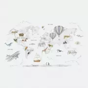 Mural Mapamundi Cute Walls 61181