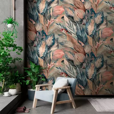 Papel pintado Hojas Feature Walls 34016-1